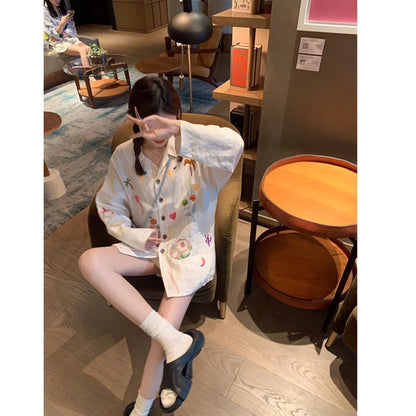 Summer Embroidered Shirt