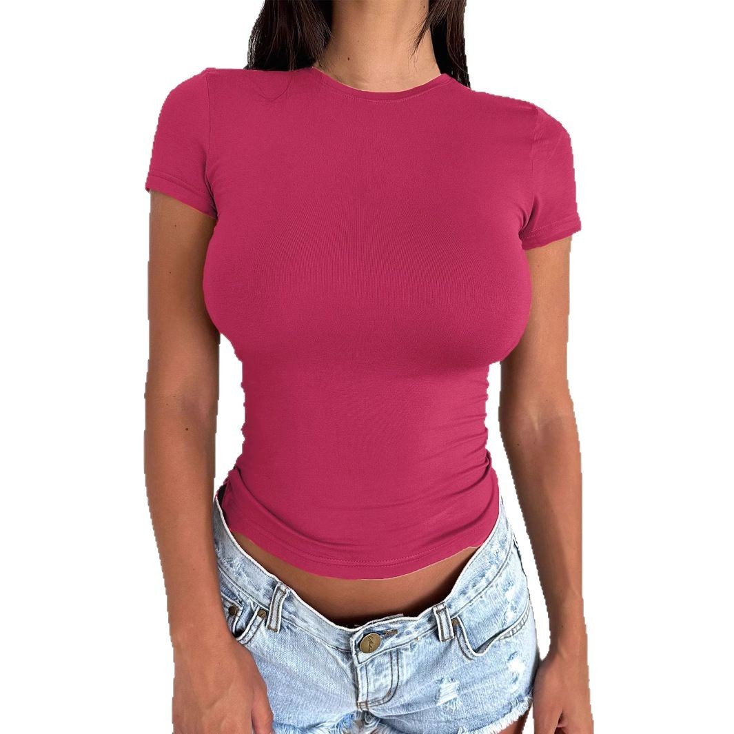 Solid Color Short Sleeve