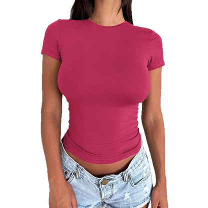 Solid Color Short Sleeve