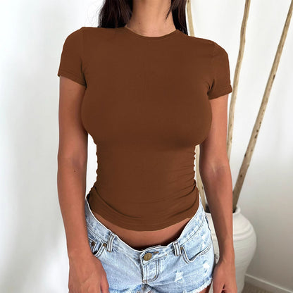 Solid Color Short Sleeve